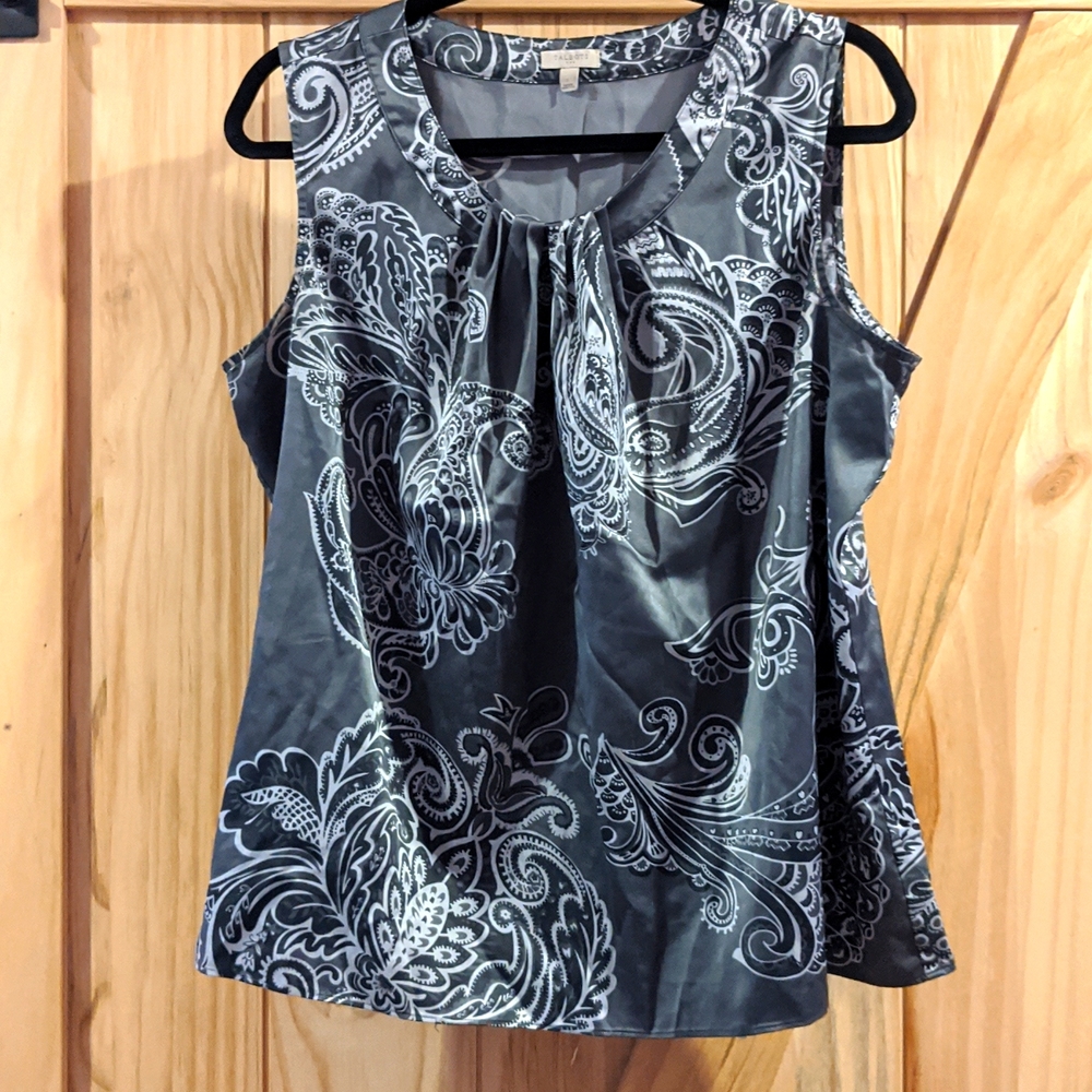 Talbots Paisley Sleeveless Blouse